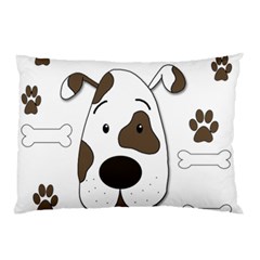 Cute Dog Pillow Case by Valentinaart