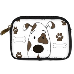 Cute Dog Digital Camera Cases by Valentinaart