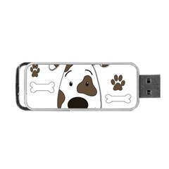 Cute Dog Portable Usb Flash (one Side) by Valentinaart