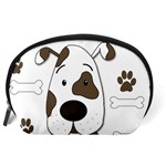 Cute dog Accessory Pouches (Large)  Back