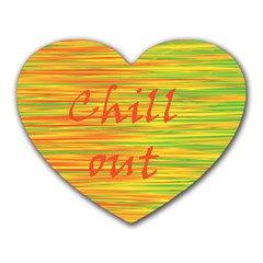 Chill out Heart Mousepads