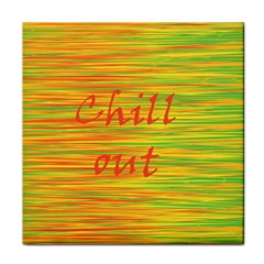 Chill Out Face Towel by Valentinaart