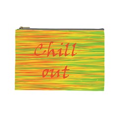 Chill Out Cosmetic Bag (large)  by Valentinaart