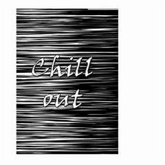 Black An White  chill Out  Large Garden Flag (two Sides) by Valentinaart