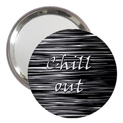 Black An White  chill Out  3  Handbag Mirrors by Valentinaart