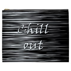 Black An White  chill Out  Cosmetic Bag (xxxl)  by Valentinaart