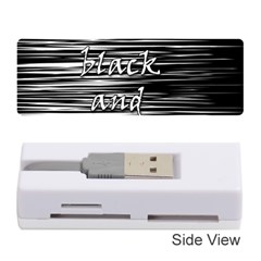 I Love Black And White Memory Card Reader (stick)  by Valentinaart