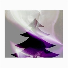 Purple Christmas Tree Small Glasses Cloth by yoursparklingshop