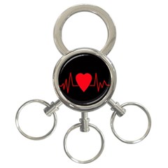 Hart Bit 3-ring Key Chains by Valentinaart