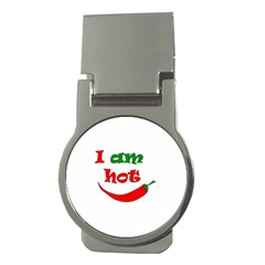 I Am Hot  Money Clips (round)  by Valentinaart