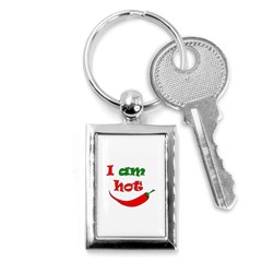 I Am Hot  Key Chains (rectangle)  by Valentinaart