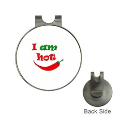 I Am Hot  Hat Clips With Golf Markers by Valentinaart