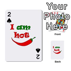 I Am Hot  Playing Cards 54 Designs  by Valentinaart