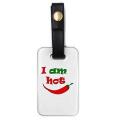 I Am Hot  Luggage Tags (one Side)  by Valentinaart