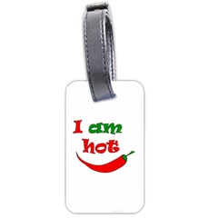 I Am Hot  Luggage Tags (two Sides) by Valentinaart