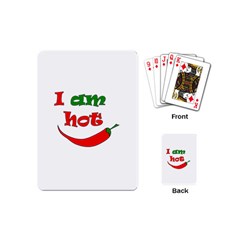 I Am Hot  Playing Cards (mini)  by Valentinaart