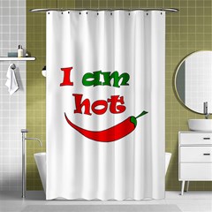 I Am Hot  Shower Curtain 48  X 72  (small)  by Valentinaart