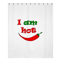 I Am Hot  Shower Curtain 60  X 72  (medium)  by Valentinaart