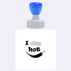 I Am Hot  Rubber Round Stamps (large) by Valentinaart