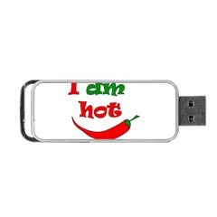 I Am Hot  Portable Usb Flash (one Side) by Valentinaart