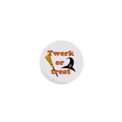 Twerk Or Treat - Funny Halloween Design 1  Mini Magnets by Valentinaart