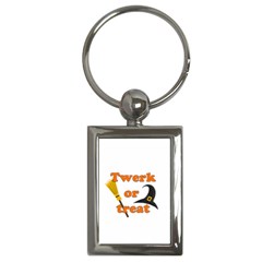 Twerk Or Treat - Funny Halloween Design Key Chains (rectangle)  by Valentinaart