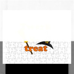 Twerk Or Treat - Funny Halloween Design Rectangular Jigsaw Puzzl by Valentinaart