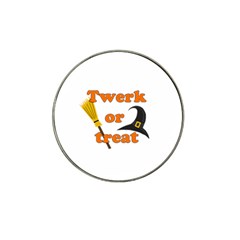 Twerk Or Treat - Funny Halloween Design Hat Clip Ball Marker (4 Pack) by Valentinaart