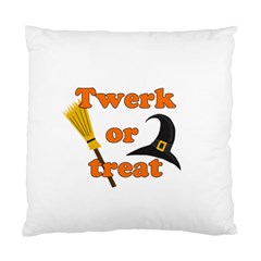 Twerk Or Treat - Funny Halloween Design Standard Cushion Case (one Side) by Valentinaart