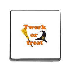 Twerk Or Treat - Funny Halloween Design Memory Card Reader (square) by Valentinaart