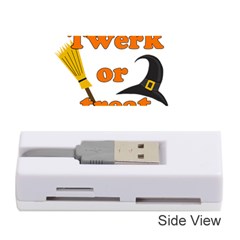 Twerk Or Treat - Funny Halloween Design Memory Card Reader (stick)  by Valentinaart