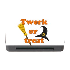 Twerk Or Treat - Funny Halloween Design Memory Card Reader With Cf by Valentinaart