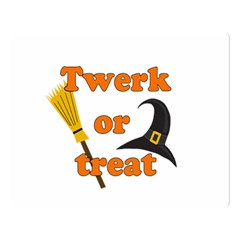 Twerk Or Treat - Funny Halloween Design Double Sided Flano Blanket (large)  by Valentinaart