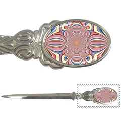 Pastel Shades Ornamental Flower Letter Openers by designworld65