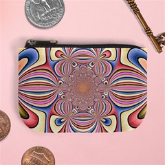 Pastel Shades Ornamental Flower Mini Coin Purses by designworld65