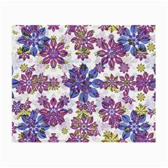 Stylized Floral Ornate Pattern Small Glasses Cloth (2-side) by dflcprints