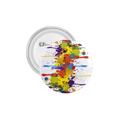 Crazy Multicolored Double Running Splashes 1 75  Buttons by EDDArt