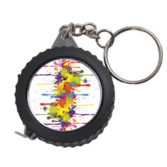 Crazy Multicolored Double Running Splashes Measuring Tapes by EDDArt