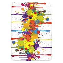 Crazy Multicolored Double Running Splashes Flap Covers (s)  by EDDArt