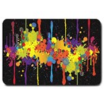 Crazy Multicolored Double Running Splashes Horizon Large Doormat  30 x20  Door Mat