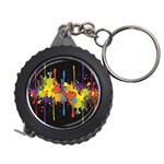 Crazy Multicolored Double Running Splashes Horizon Measuring Tapes Front