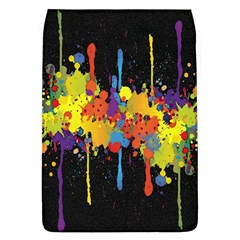 Crazy Multicolored Double Running Splashes Horizon Flap Covers (l)  by EDDArt