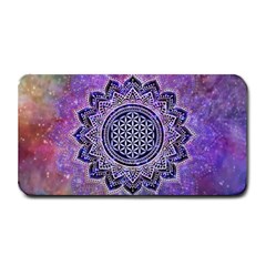 Flower Of Life Indian Ornaments Mandala Universe Medium Bar Mats by EDDArt