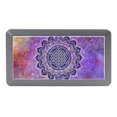 Flower Of Life Indian Ornaments Mandala Universe Memory Card Reader (mini) by EDDArt