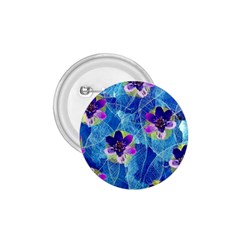 Purple Flowers 1.75  Buttons