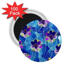 Purple Flowers 2.25  Magnets (100 pack) 