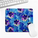 Purple Flowers Large Mousepads Front