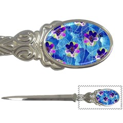 Purple Flowers Letter Openers