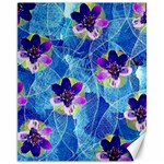 Purple Flowers Canvas 11  x 14   10.95 x13.48  Canvas - 1