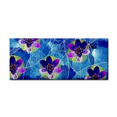 Purple Flowers Hand Towel